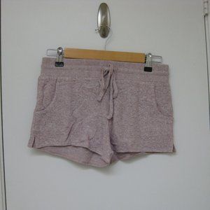 NWT Express pink heather booty lounge shorts XS extra small
